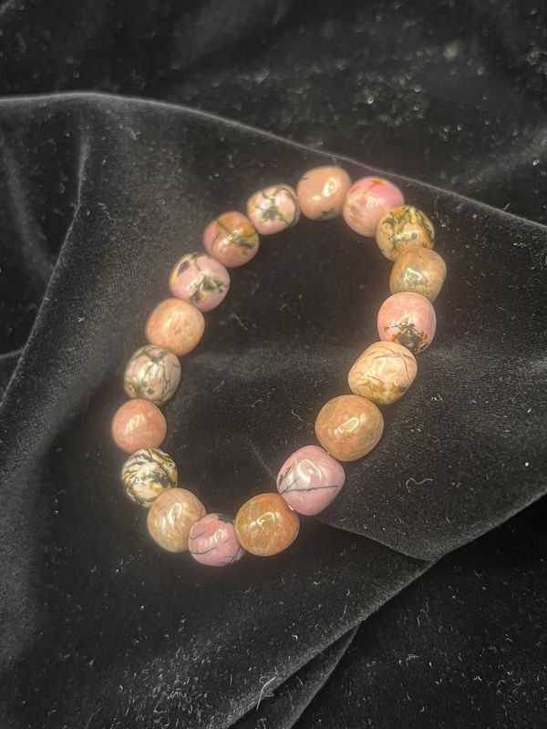 Rhodonit Armband – Herzheilung, Selbstliebe und emotionale Stärke
