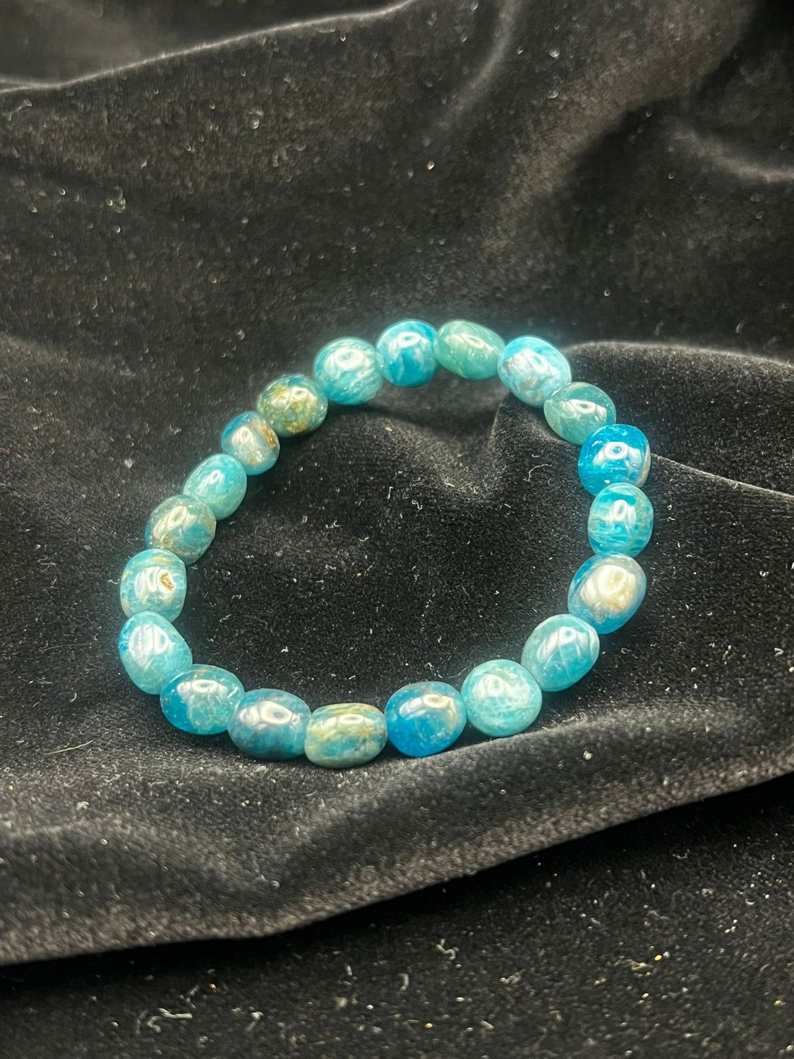 Apatit Armband (Natur-Nugget, poliert) – Inspiration, Ausdruck und Seelenbewegung
