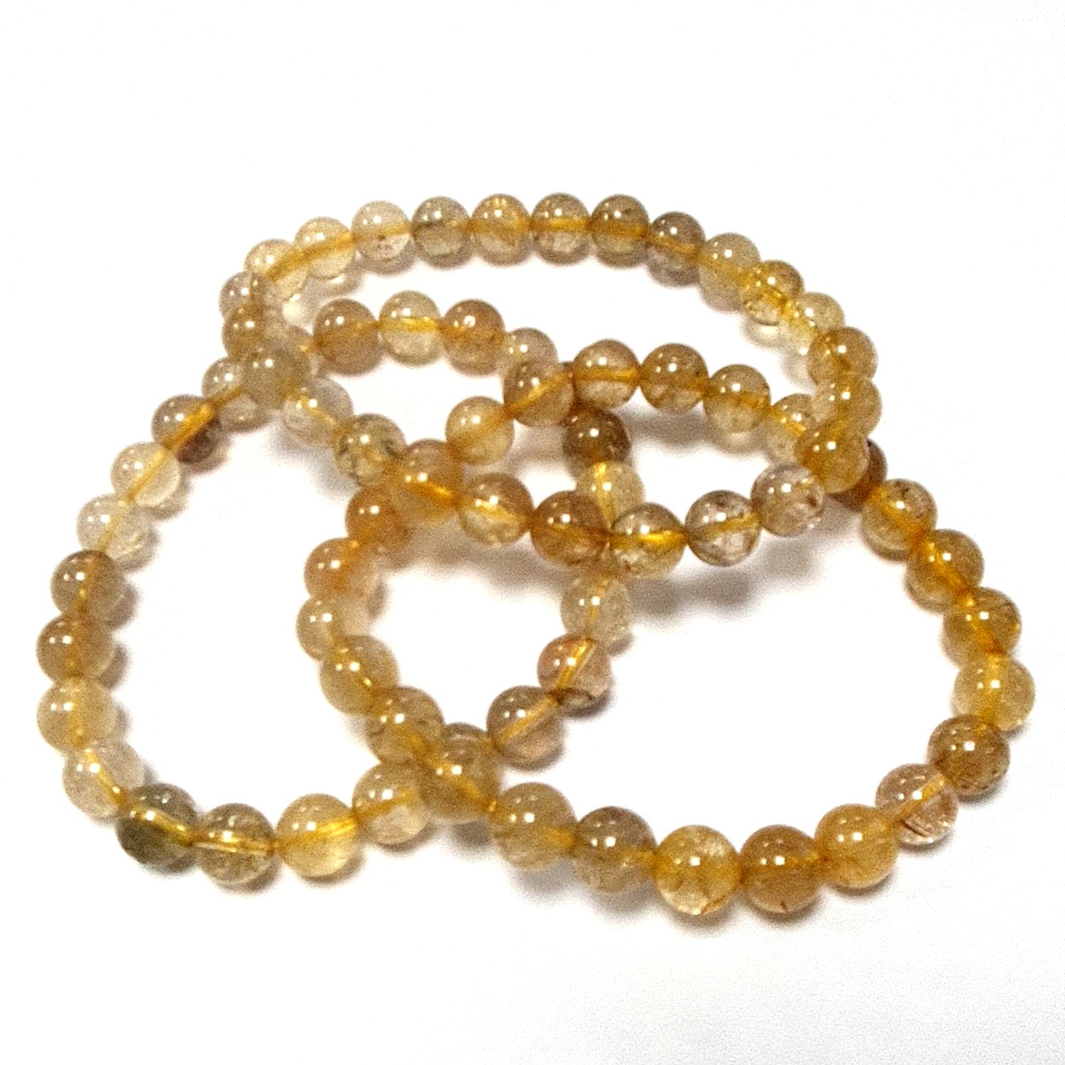 Rutilquarz Armband – Kugeln 8–9 mm, A-Qualität