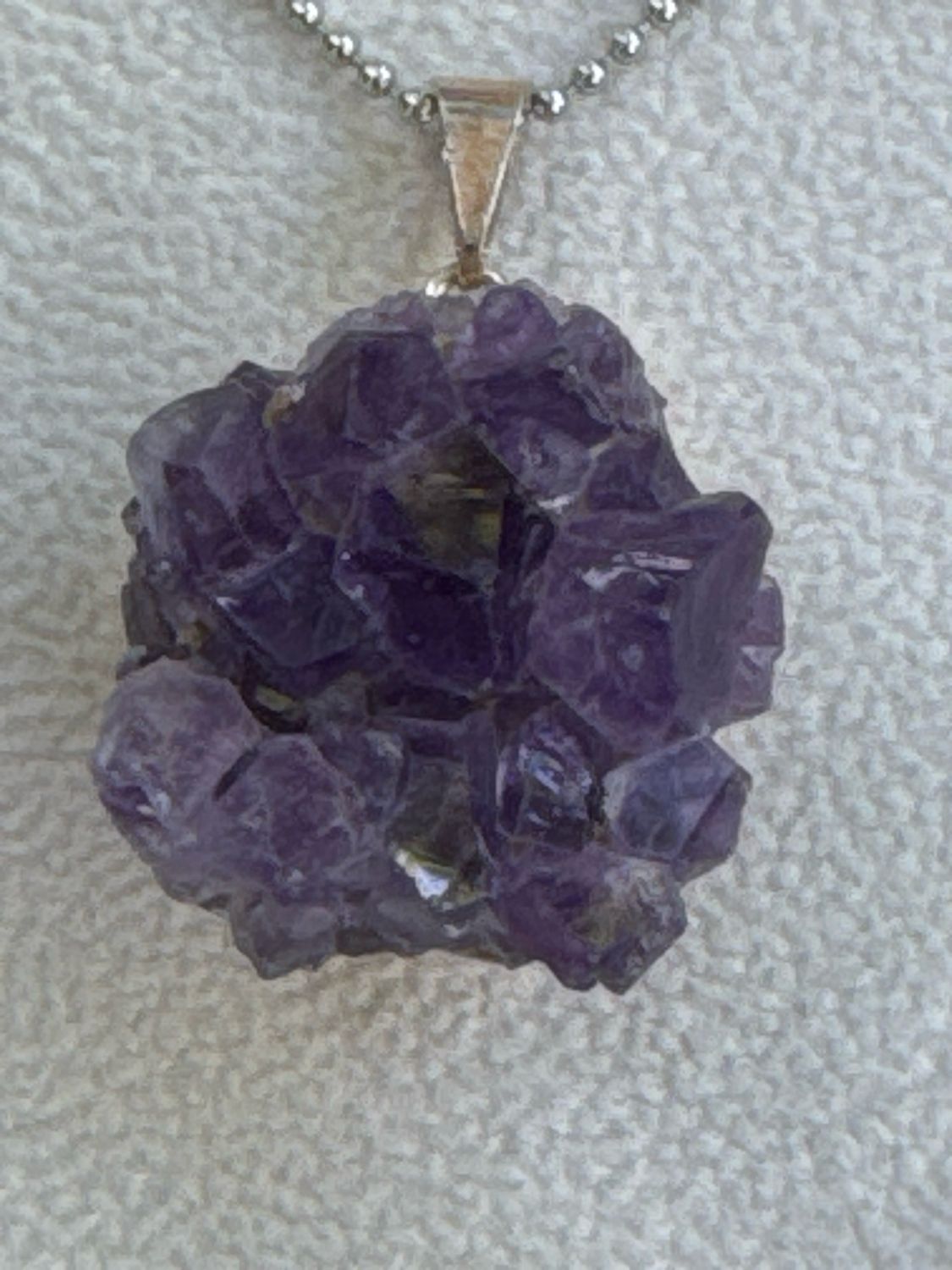 ​Amethyst-Drusenanhänger – Natürliche Schönheit & spirituelle Kraft