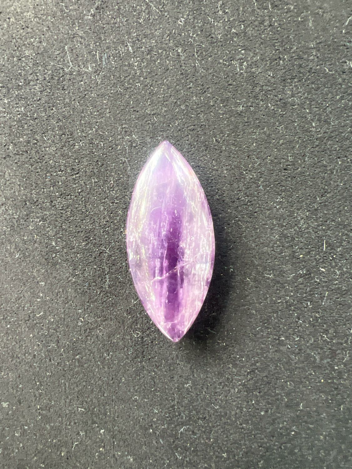 ​Amethyst Navette gebohrt (ca. 4 cm)