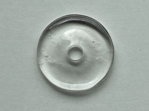 Bergkristall Donut 40 mm – Klarheit & Energiefluss