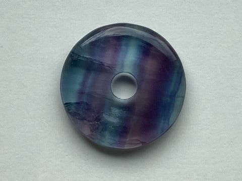 Fluorit Donut 40 mm – Klarheit & Schutz der Seele
