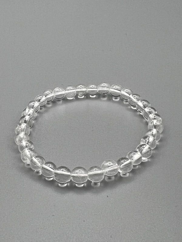 Bergkristall Armband 6 mm – Klarheit, Lichtkraft und Energiefluss