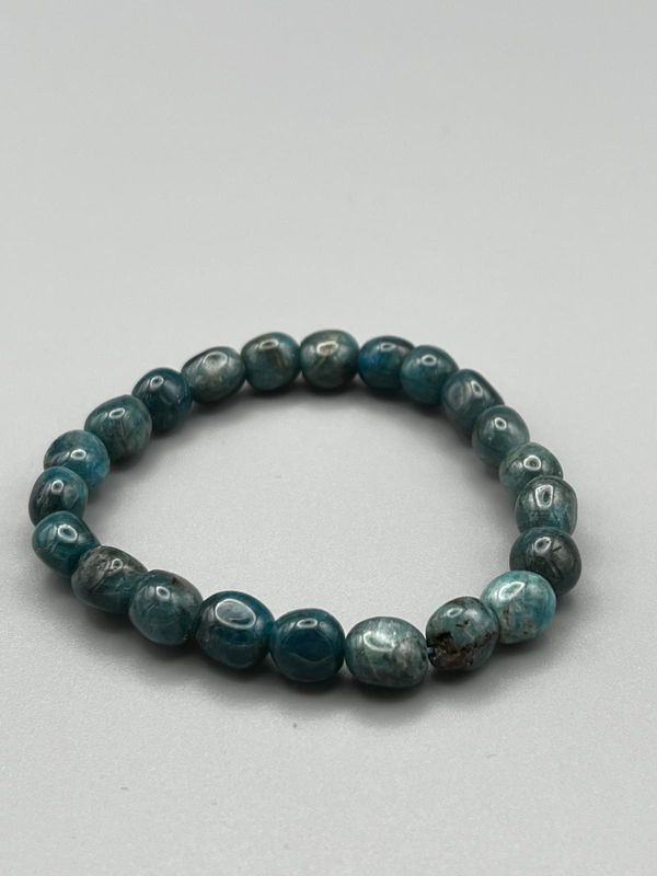 Apatit Armband (Natur-Nugget, poliert) – Inspiration, Ausdruck und Seelenbewegung