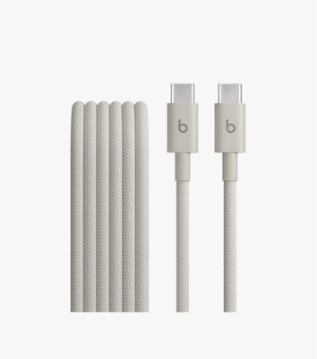 Cable trenzado de USB-C a USB-C de Beats - Gris Enérgico