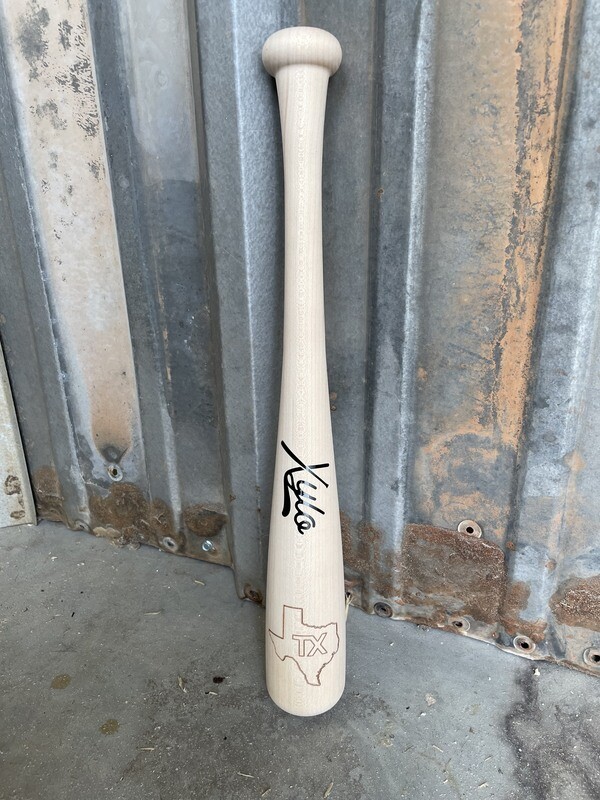 TX State Outline Mini Bat
