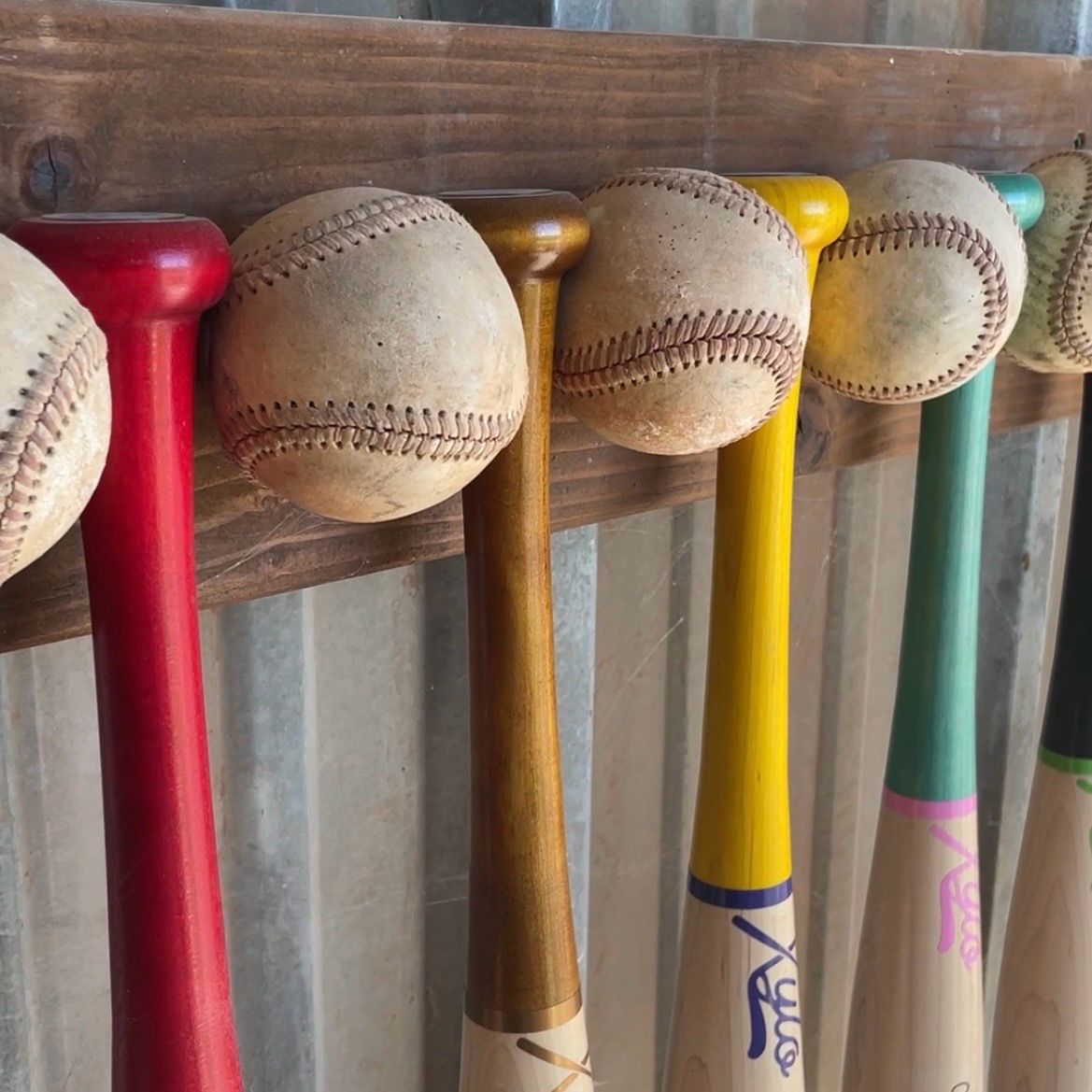 Baseball Bat Rack