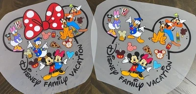 Family Vacation - DTF Transfer - Choose a Style - 7&quot; x 6.93&quot;
