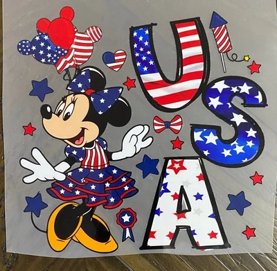USA Mouse - DTF Transfer - Choose a Size