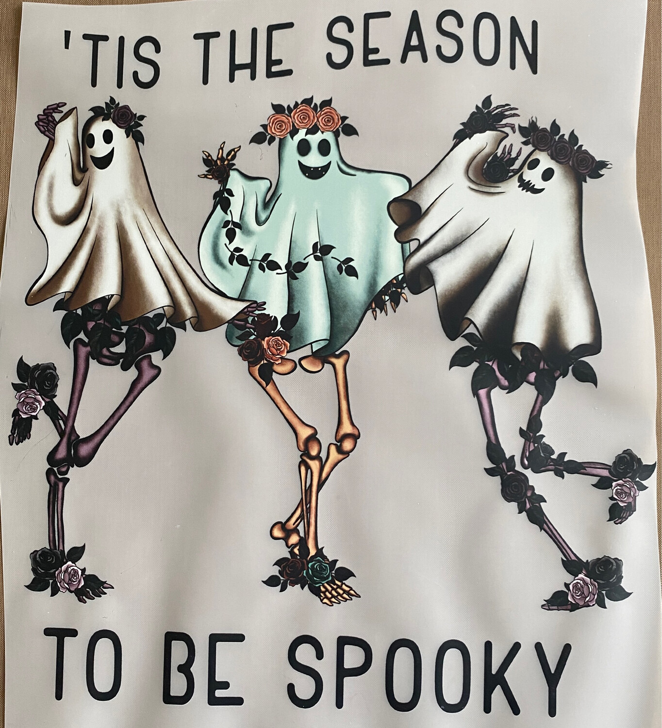 Spooky Season Skeletons - DTF Transfer - 11&quot;