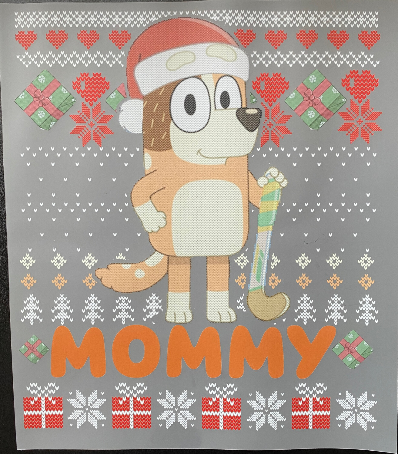 Christmas Mommy - DTF Transfer - 10”
