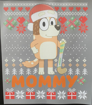 Christmas Mommy - DTF Transfer - 10”