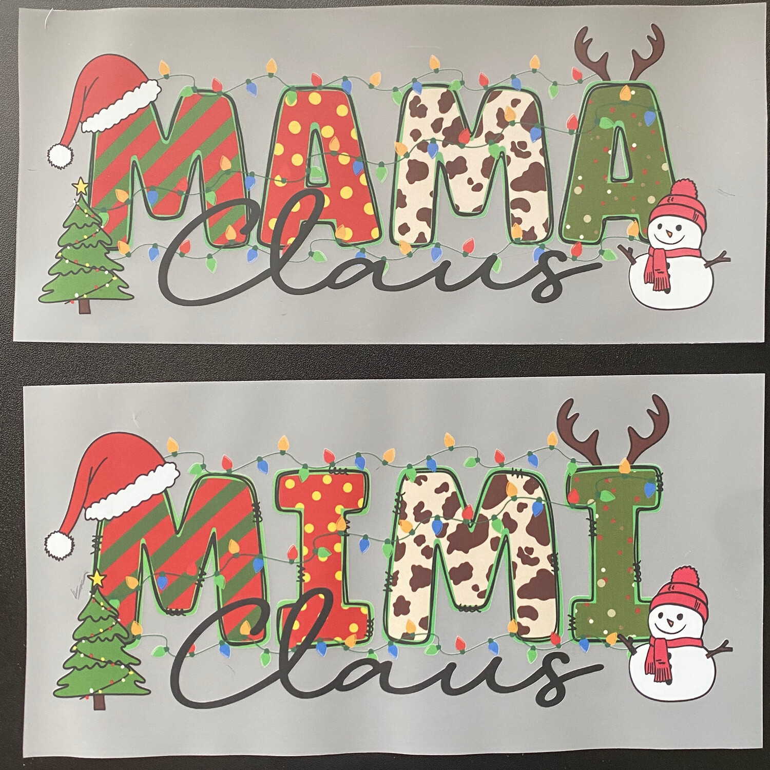 Mama / Mimi Claus - DTF Transfer - 10”