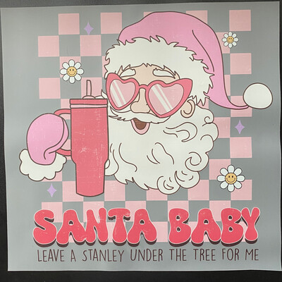 Santa Baby - DTF Transfer - 10”