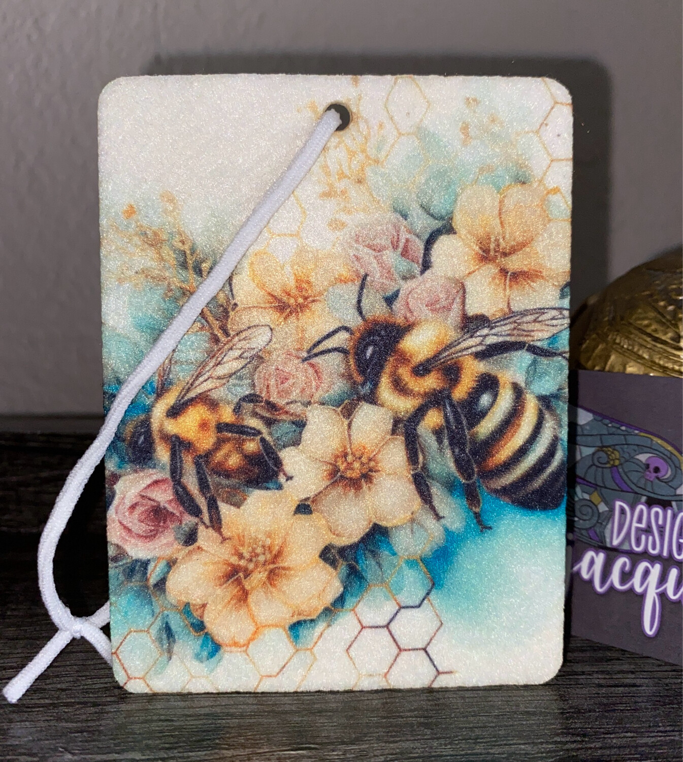 Floral Bees - Unscented Reusable Air Freshener