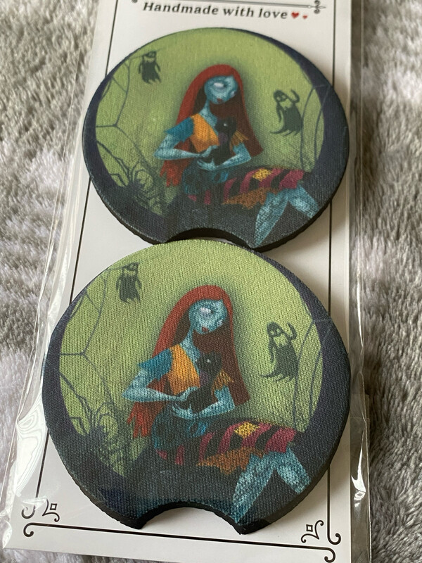 Sally - Neoprene Car Coaster Set (2) 5mm