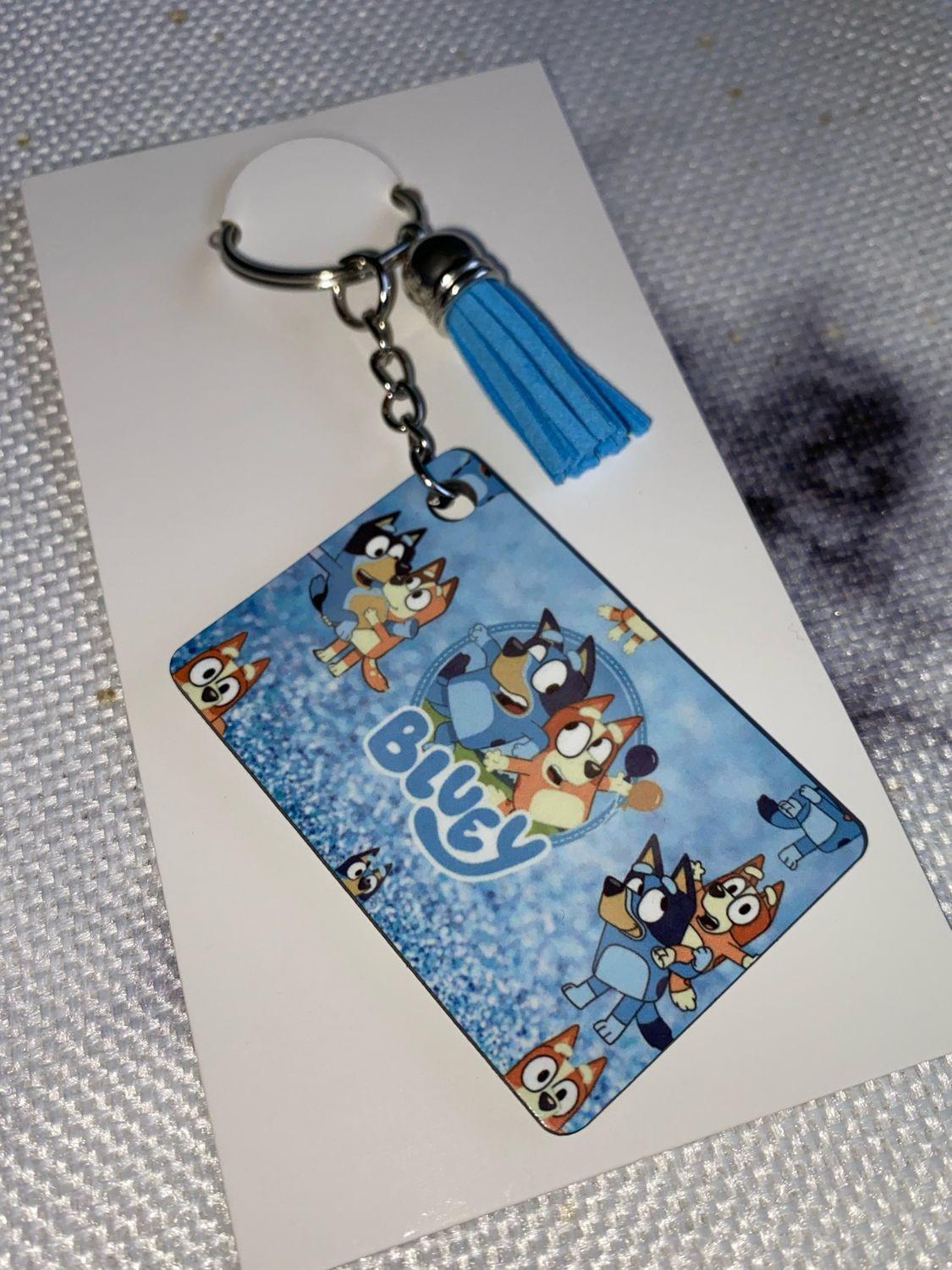 Heeler Sisters - MDF Keychain with Tassel