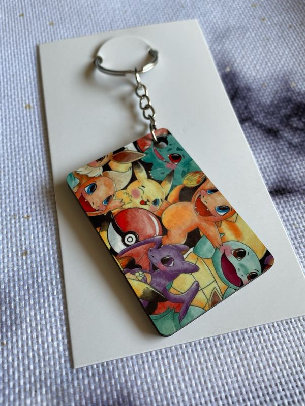 Poke - MDF Keychain