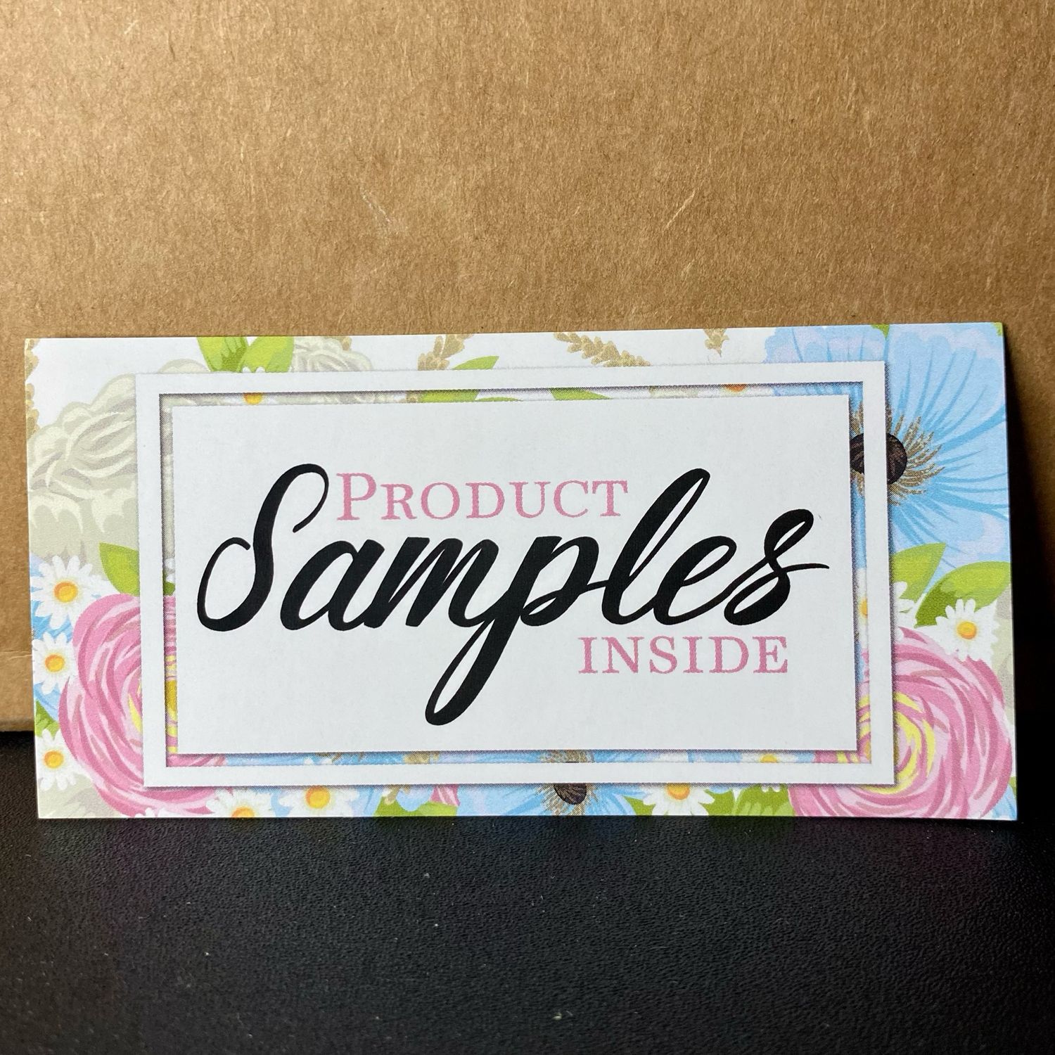 Samples Inside - Package Stickers 2”x4” - 25pk