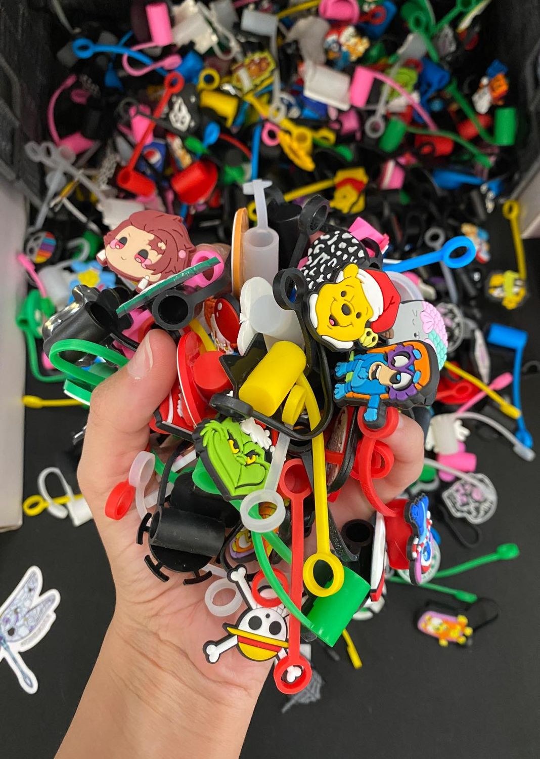 MYSTERY BUNDLE - 20pc Silicone Straw Toppers