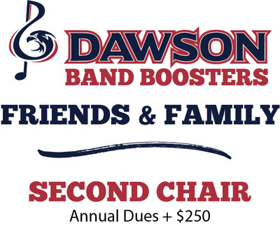 Second Chair - $250 Donation + $50 Annual Dues