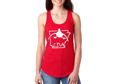 Locked Up Arkansas Women’s Race back Tank Locked Up Arkansas Women’s Race back Tank