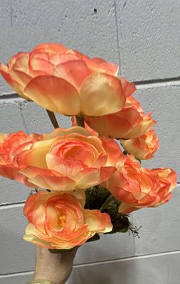 Silk Flower 10 Heads 42cm Color Assorted