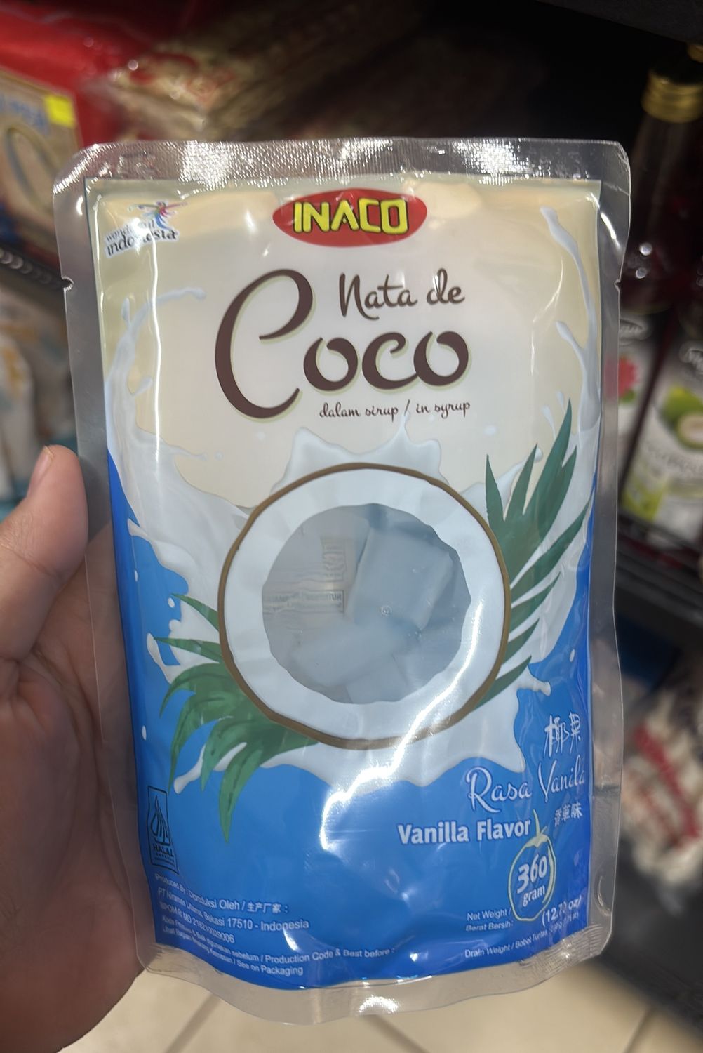 Inaco Coconut Gel Vanilla