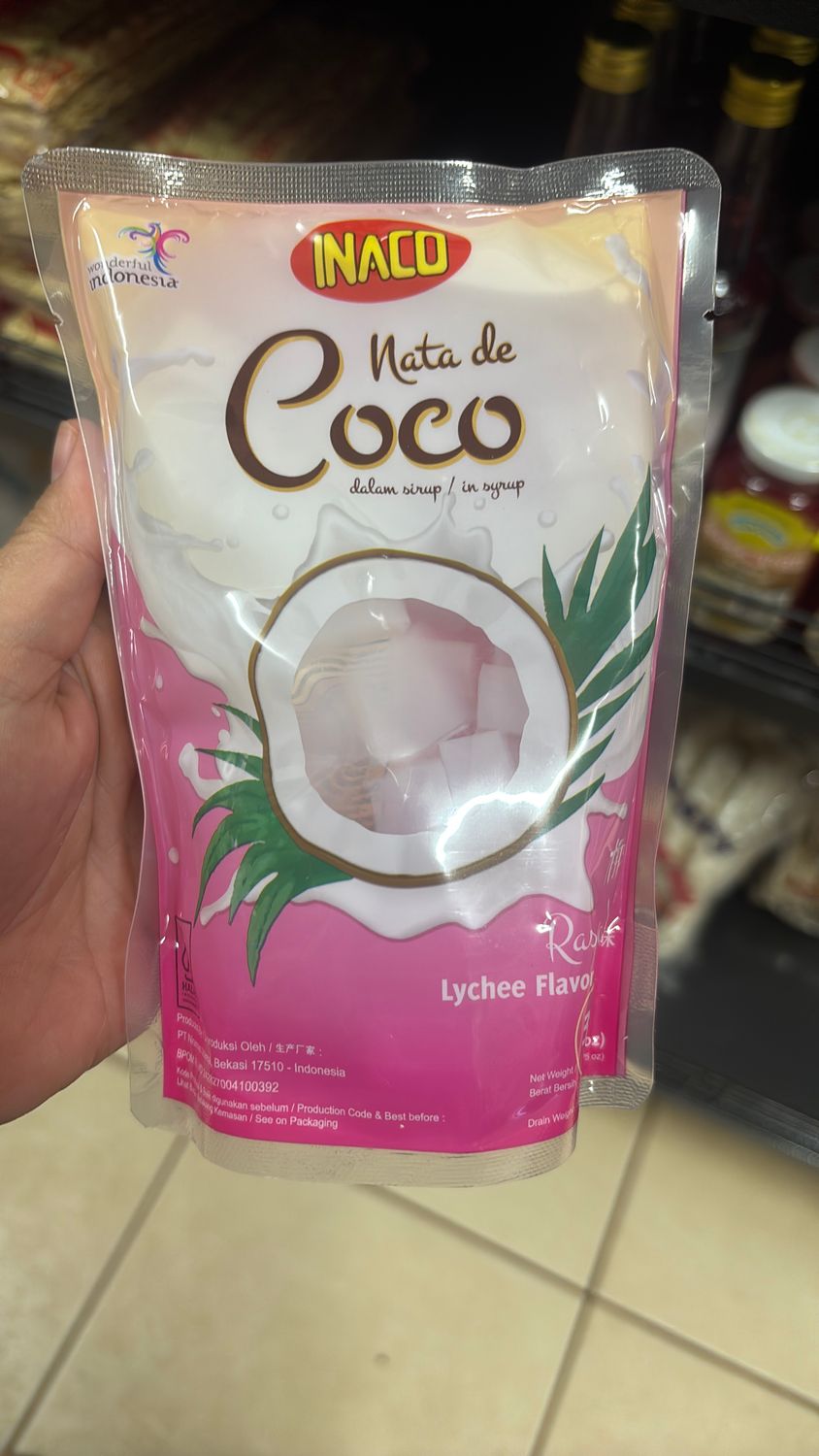 Inaco Coconut Gel Lychee
