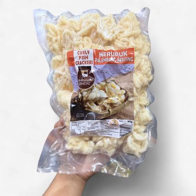 Ambengan CURLY FISH CRACKER Kerupuk Keriting Palembang