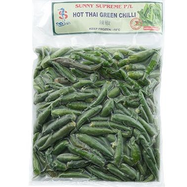 FROZEN GREEN CHILLI 500g