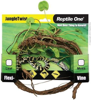 REPTILE ONE Plant Reptile Vine Jungle Twist Leaf 1.5m