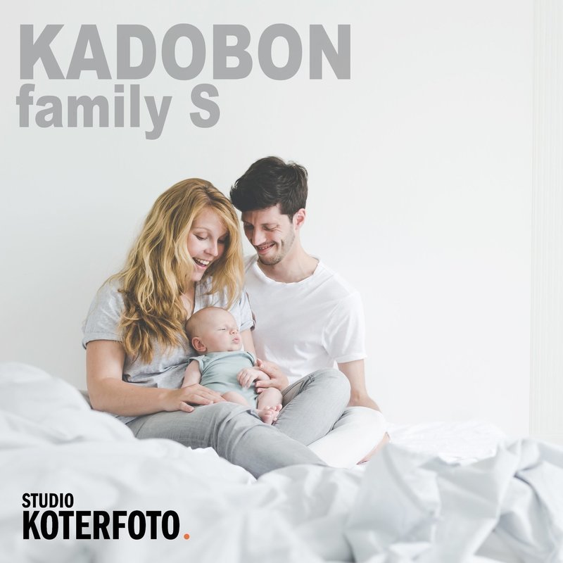 Kadobon fotoshoot family small (3 pers.)