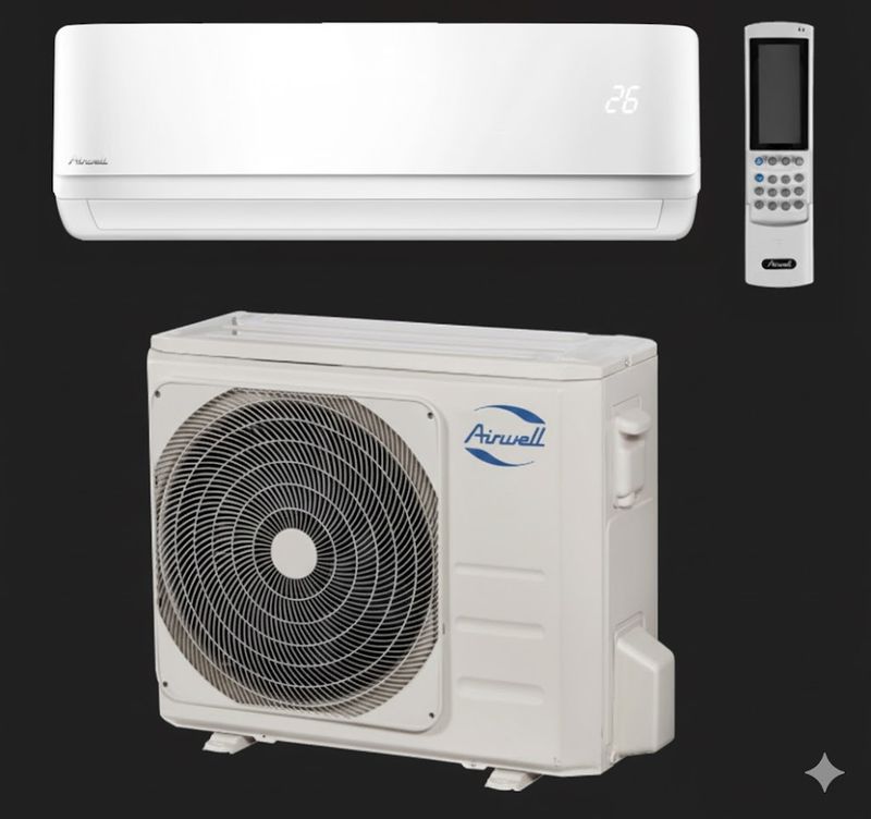 Climatiseur AIRWELL HARMONIA HDMB-050N-09M22 BLANC 18000 BTU,  5,27kw( Pose et mise en service  comprises )