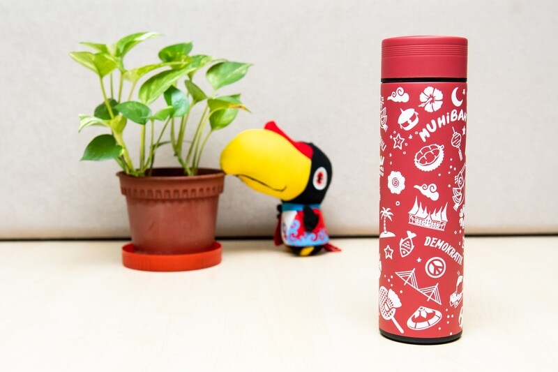 Muhibah 480ml LIMITED EDITION Tumbler Morandi Series -  Red