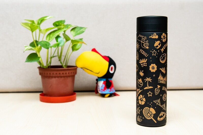 Muhibah 480ml LIMITED EDITION Tumbler Morandi Series -  Black
