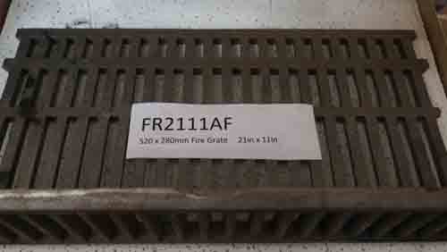 520 x 280mm Fire Grate 21in x 11in