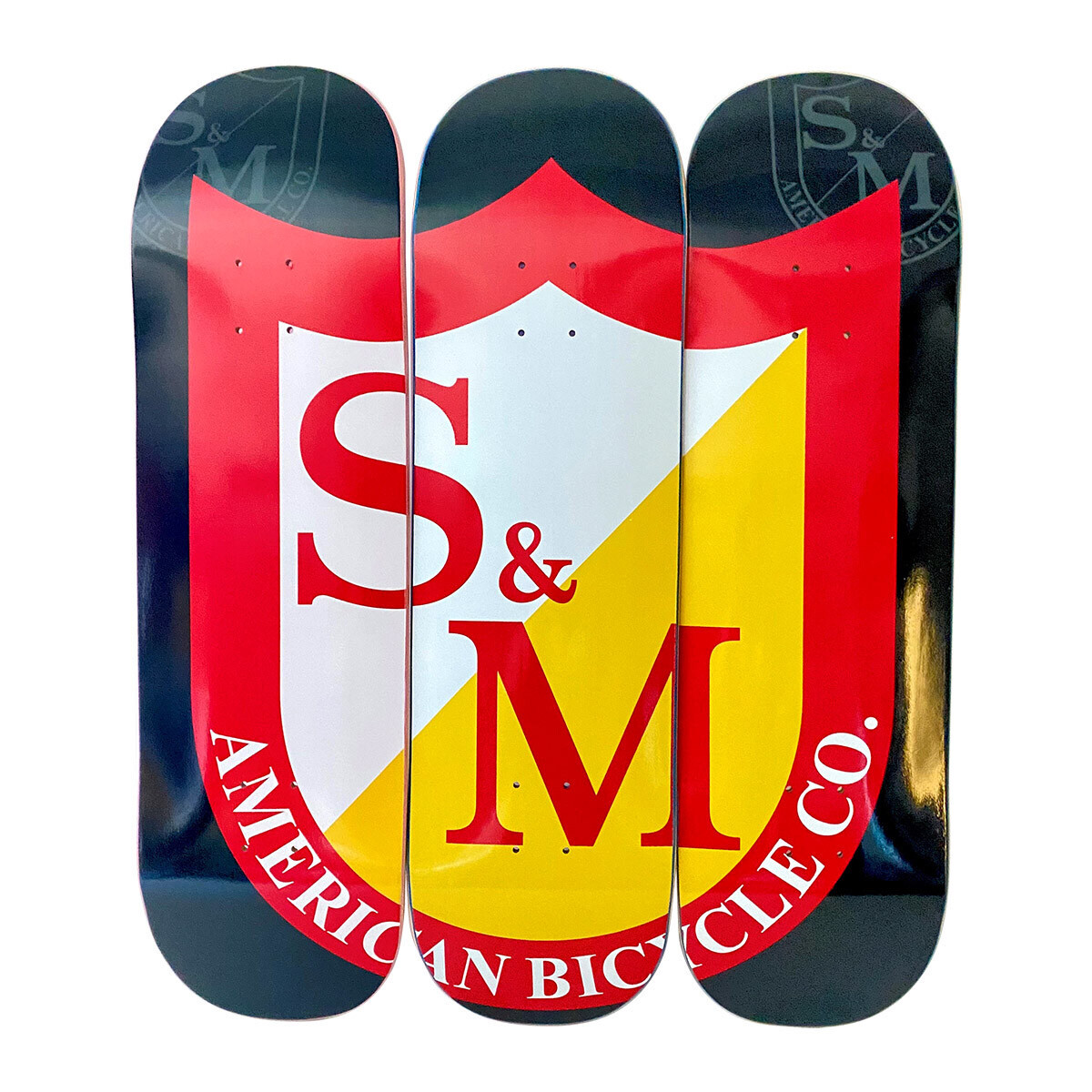 S&amp;m Big Shield Skate Decks