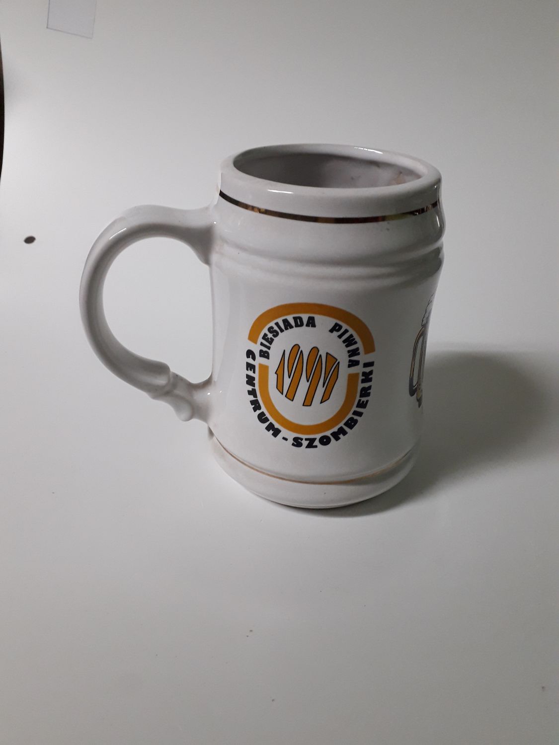 Kufel ceramiczny Biesiada Piwna 1999 Kopalnia Szombierki