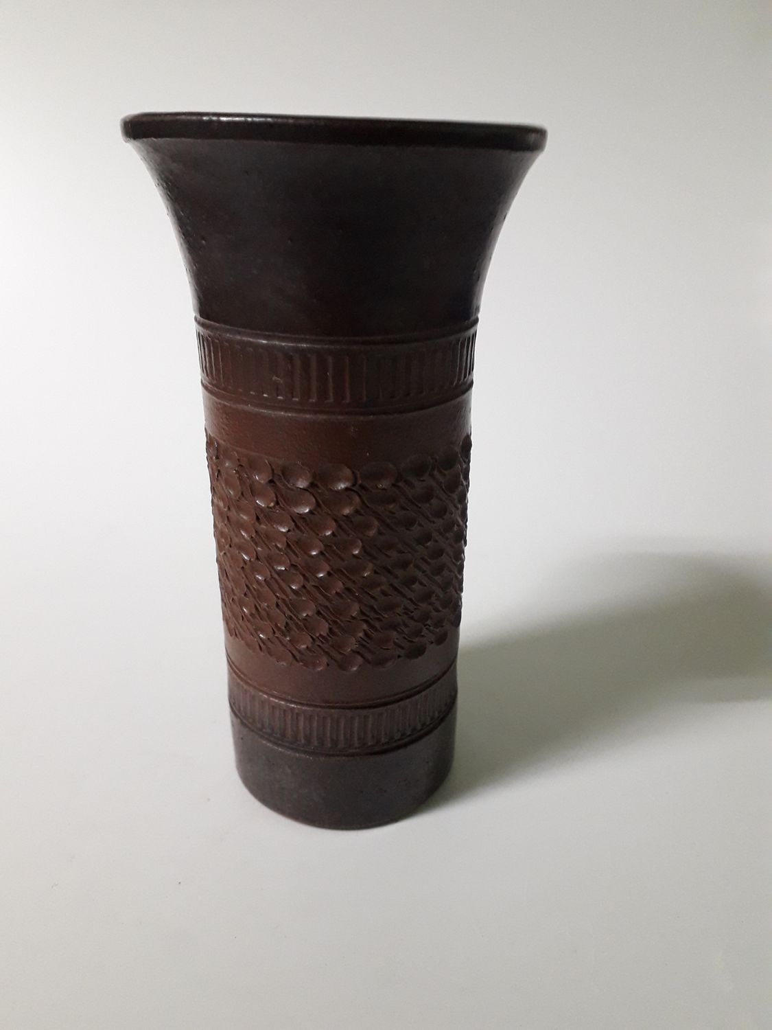 Wazon ceramiczny kamionka z PRL-u