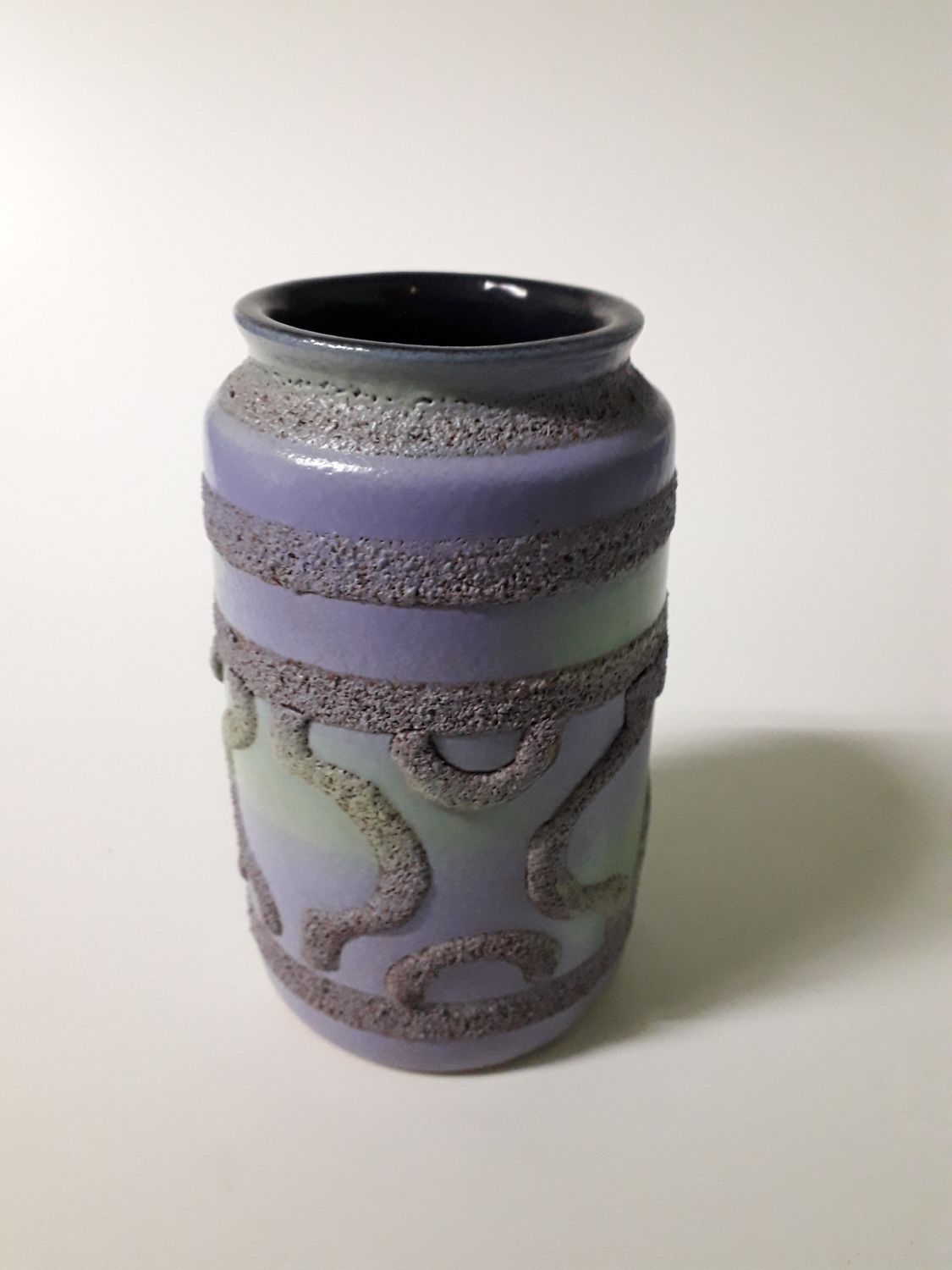 Wazonik kolorowy ceramiczny PRL /DDR