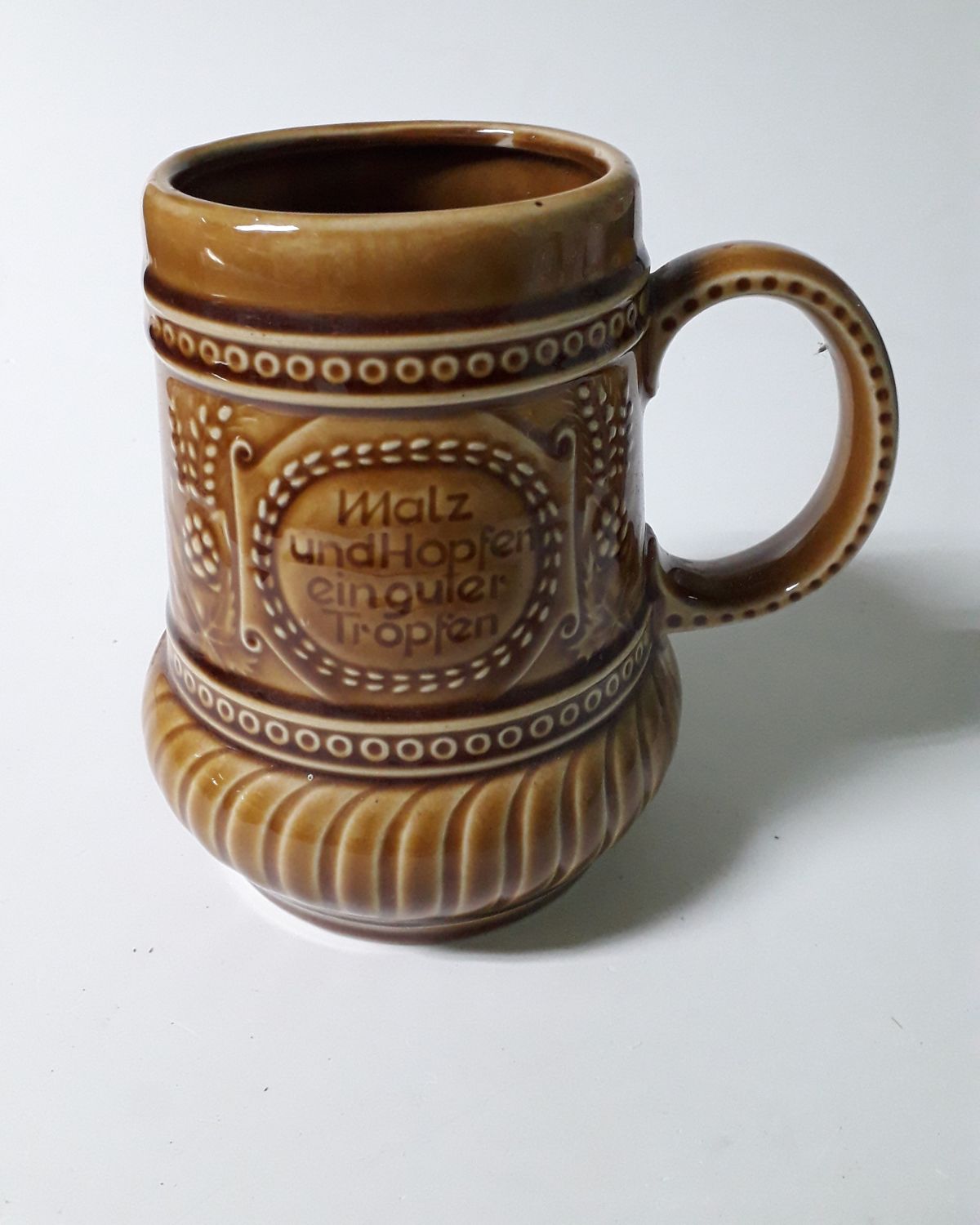 Kufel do piwa ceramiczny sygnatura GDR/DDR