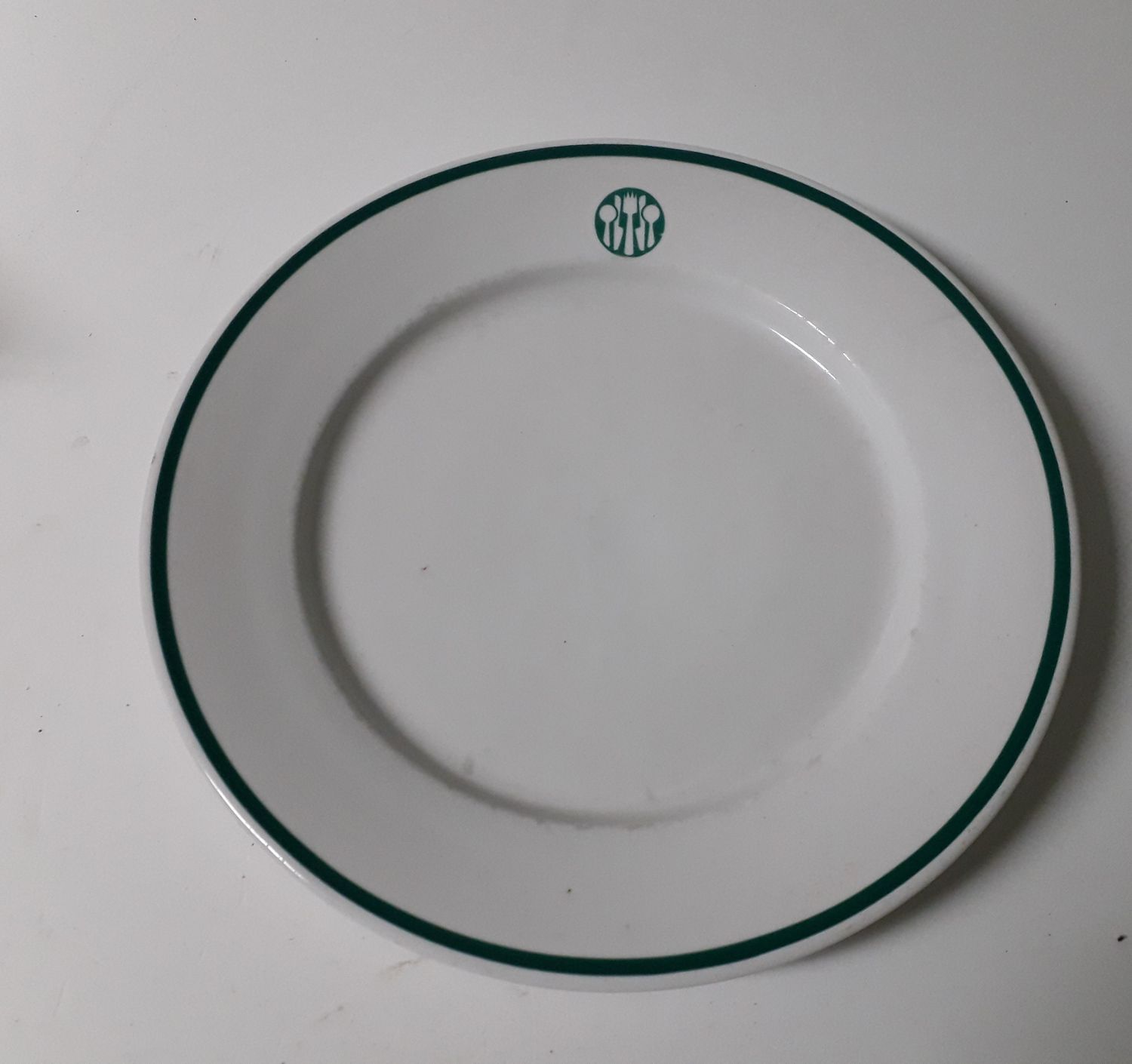 Talerz płytki sygnatura  Lubiana PRL restauracje Konsumy