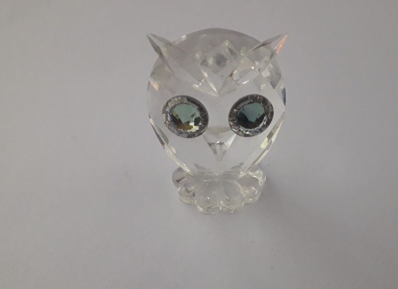 SWAROVSKI SREBRNY KRYSZTAŁ MINI SOWA 7654. 038000