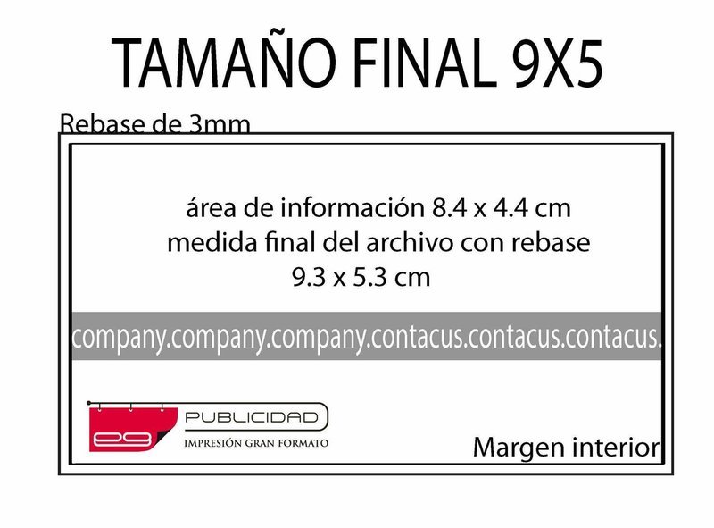 millar de tarjetas de presentación, barnizadas, 4x1, couche de 300 grm.