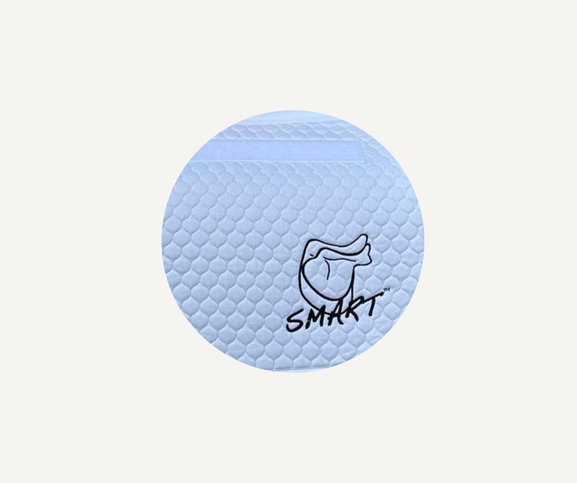 SMART™ White Competition Saddle Cloth- sale