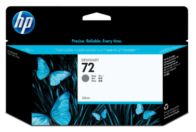 HP-72 130-ml Gray DesignJet Ink Cartridge