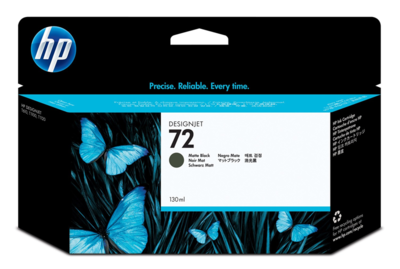 HP-72 130-ml Matte Black DesignJet Ink Cartridge