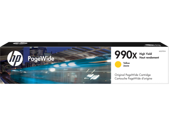 HP 990X High-Yield Yellow PageWide Ink Cartridge